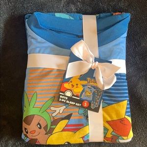 Brand new with tags boys Pokémon pajama set